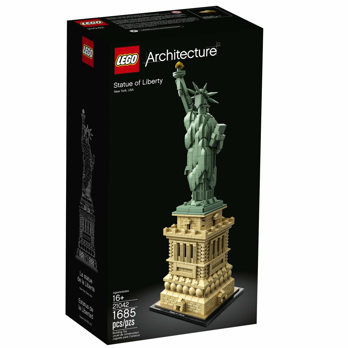 Set de Construcție Lego Architecture 21042 The Statue of Liberty Multicolor - Jucarii si jocuri