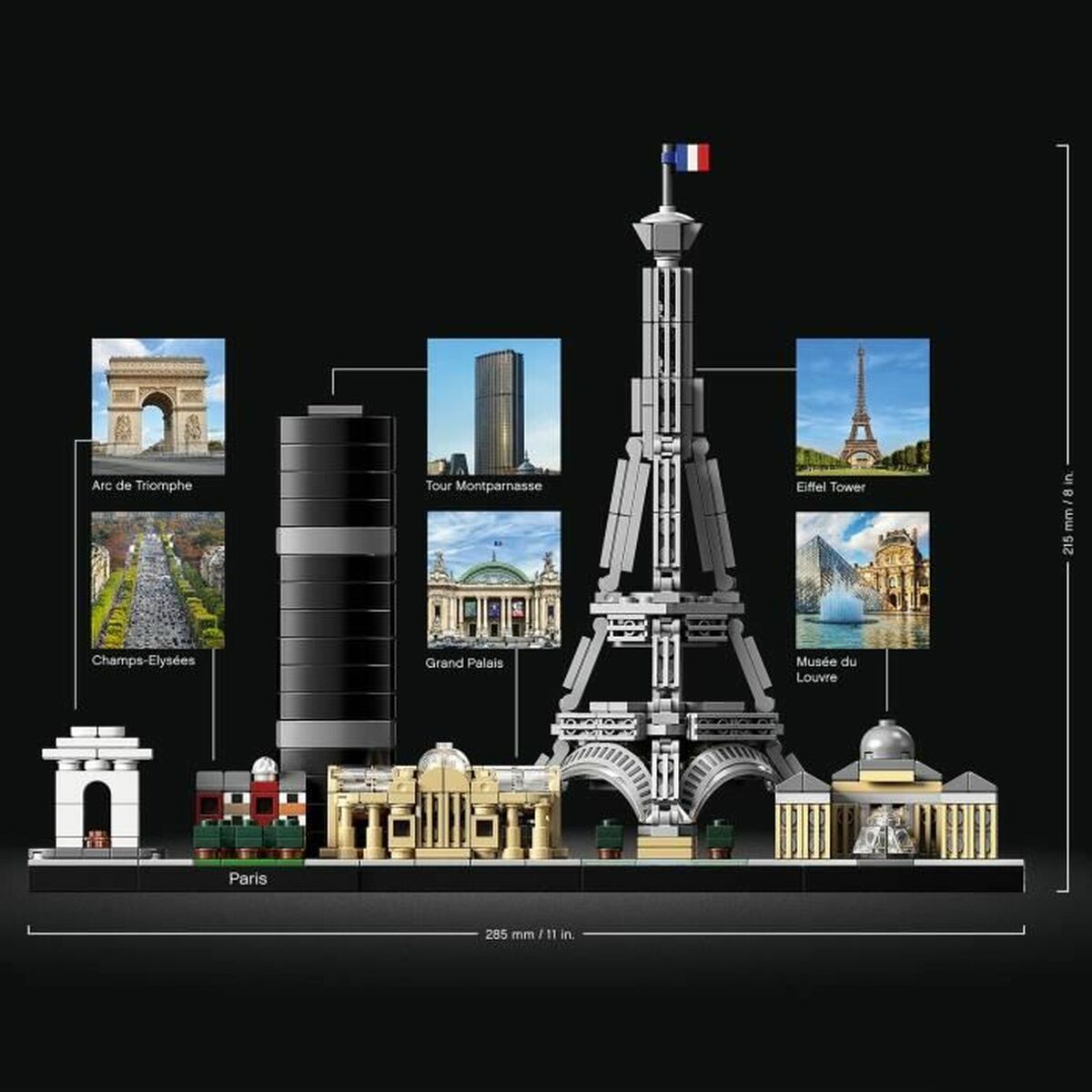Playset Lego Architecture 21044 Paris - Jucarii si jocuri, Păpuși și figurine
