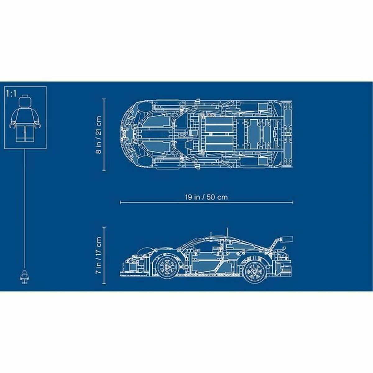 Set de Construcție Lego Porsche 911 RSR - Jucarii si jocuri
