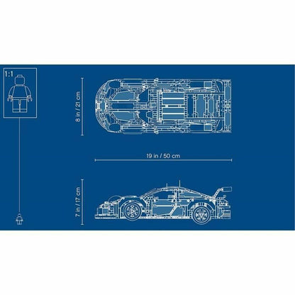 Set de Construcție Lego Porsche 911 RSR - Jucarii si jocuri