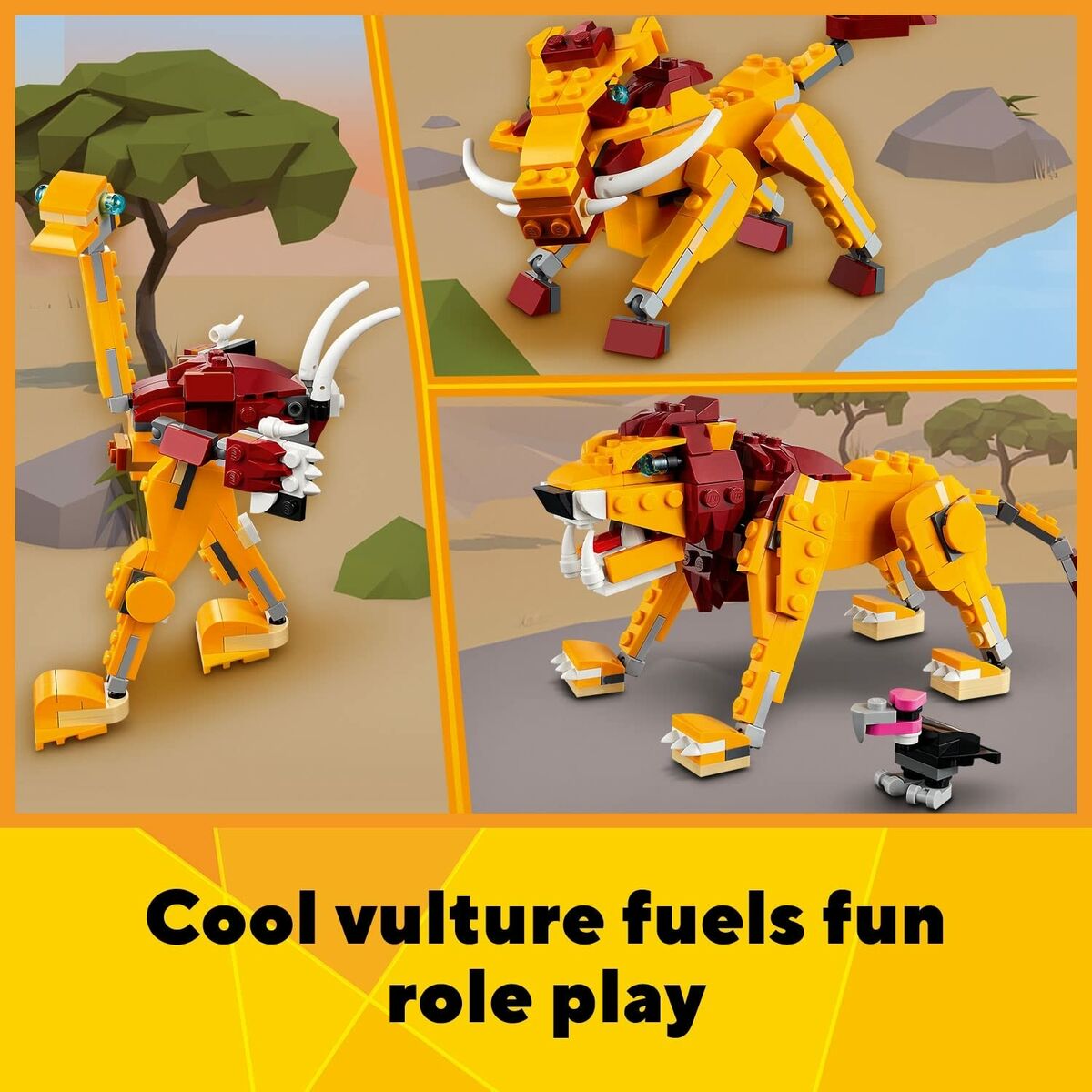 Playset Lego 31112 Leu - Jucarii si jocuri