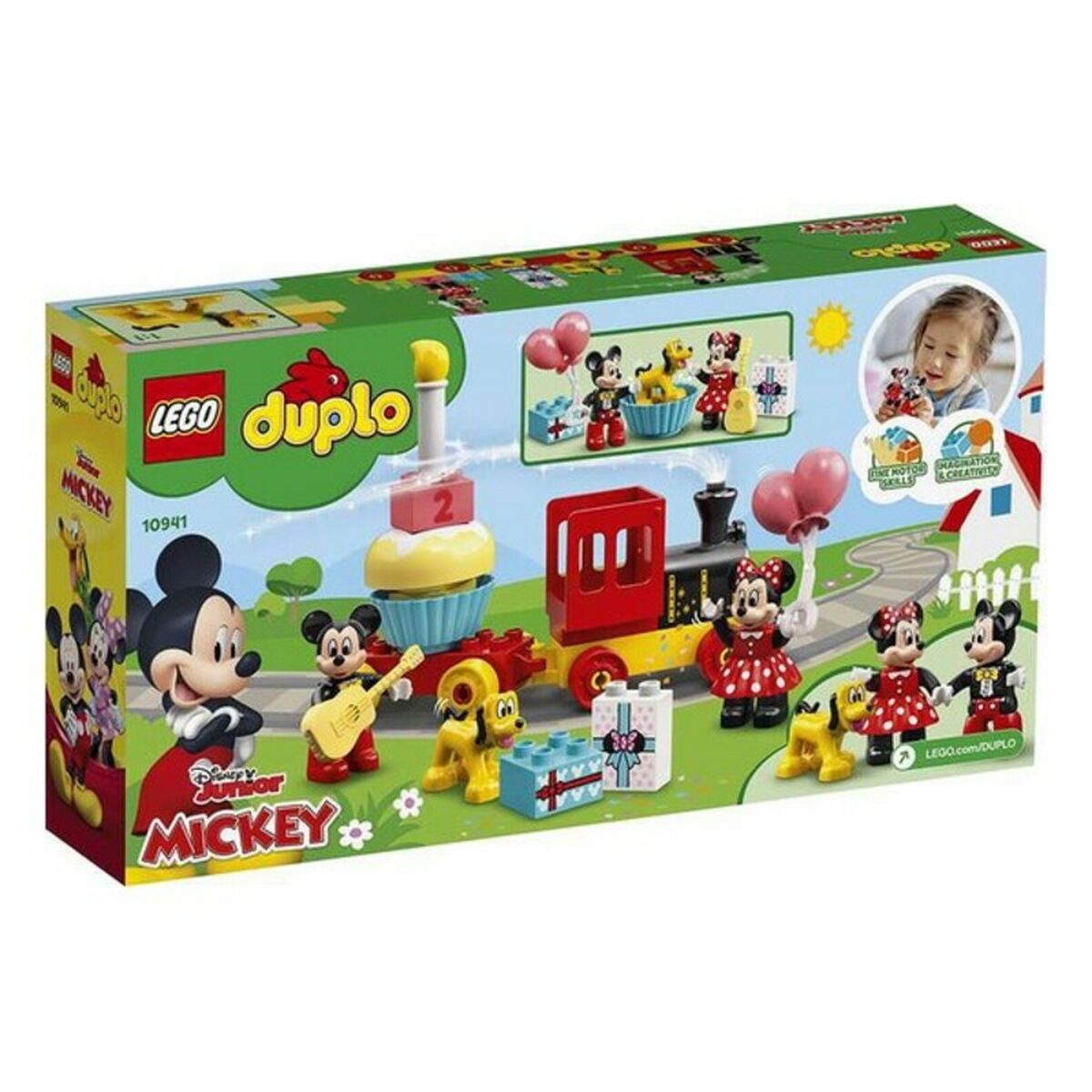 Playset Duplo Mickey and Minnie Birthday Train Lego 10941 - Jucarii si jocuri, Păpuși și figurine