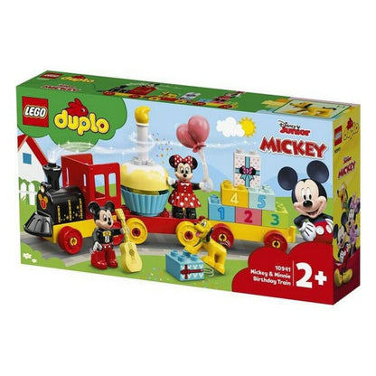 Playset Duplo Mickey and Minnie Birthday Train Lego 10941 Mickey and Minnie Birthday Train 36 cm - Jucarii si jocuri, Păpuși și figurine