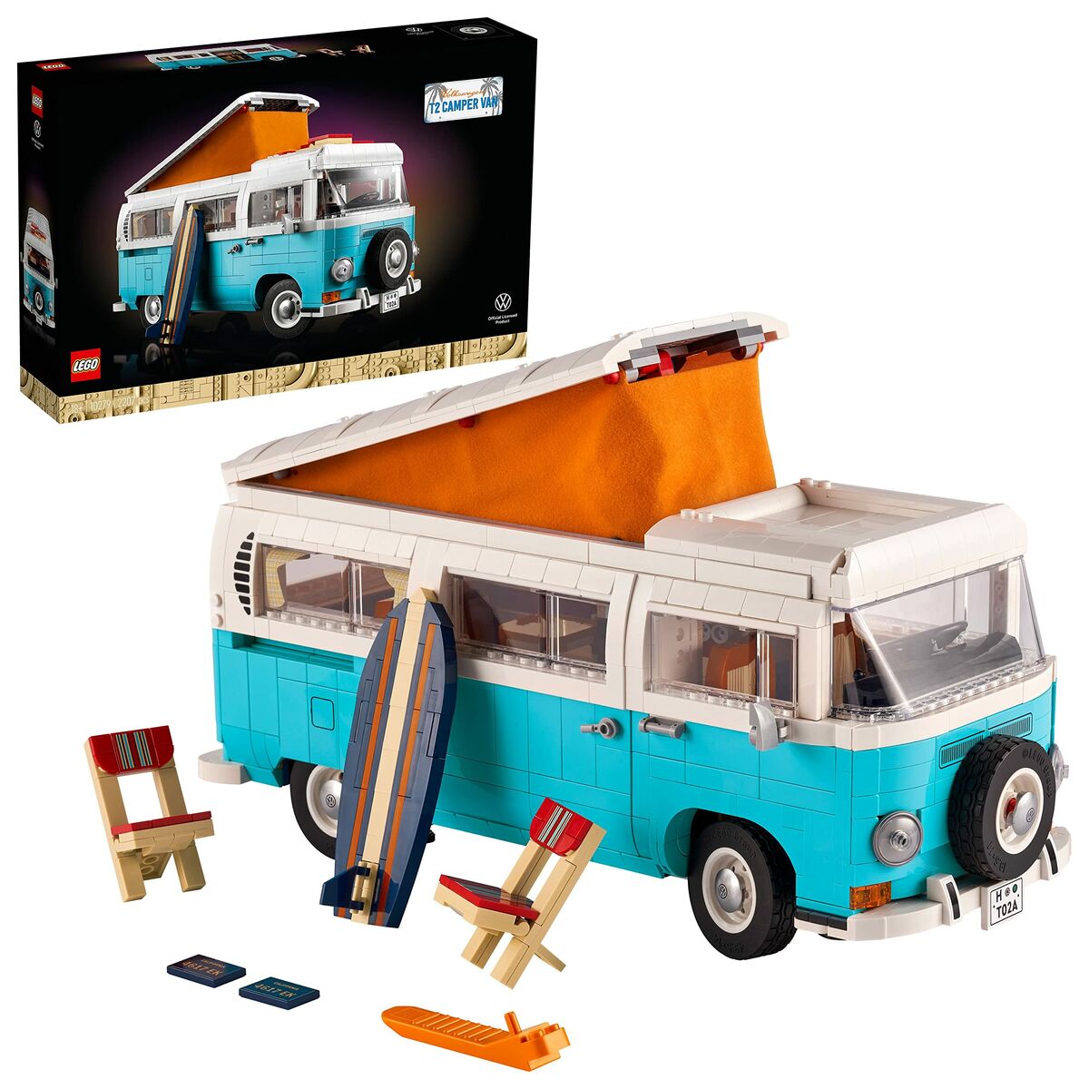 Set de Construcție Lego Volkswagen T2 Camper Van 10279 2207 Piese - Jucarii si jocuri