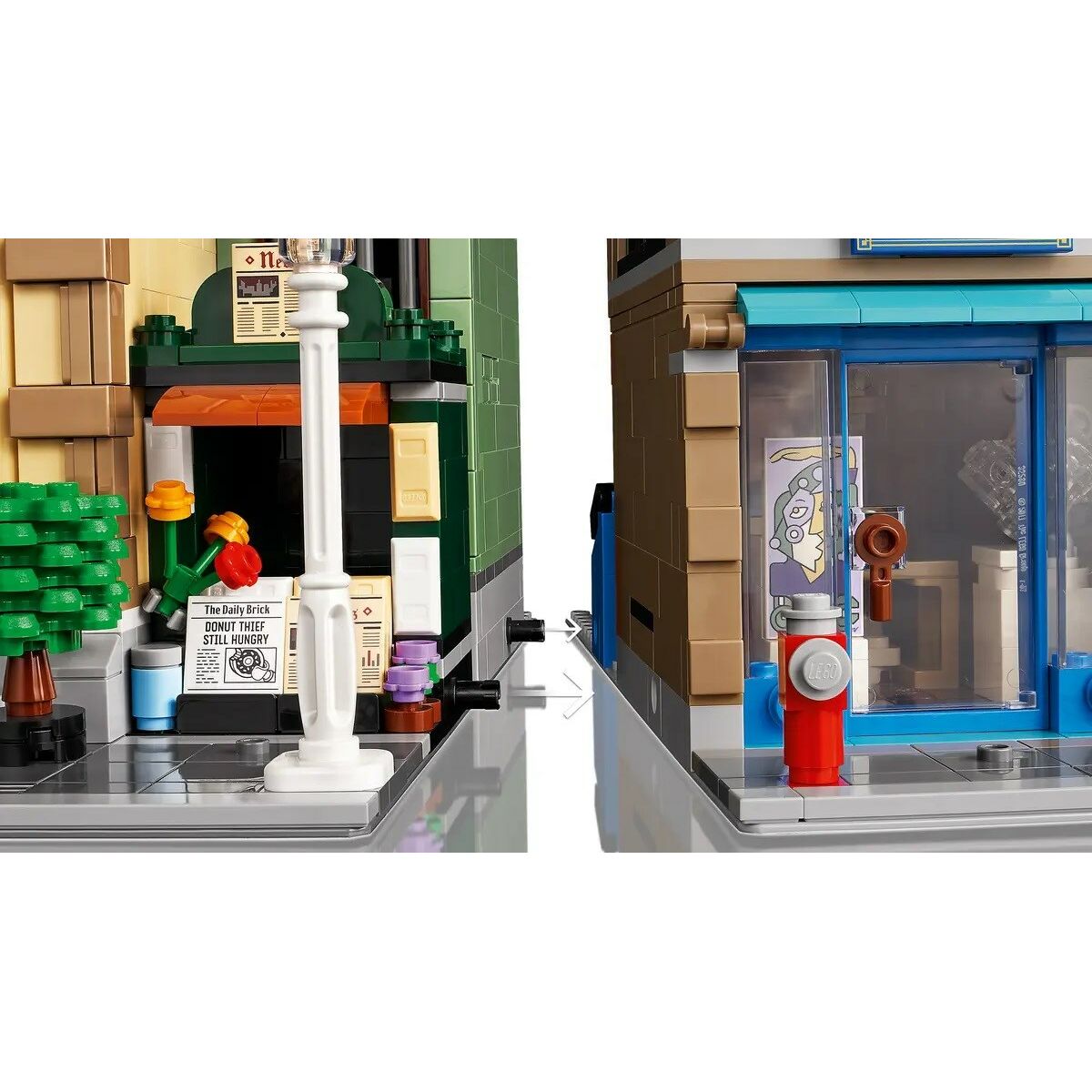 Set de Construcție Lego Icons 10297 Boutique Hotel Negru 3066 Piese - Jucarii si jocuri