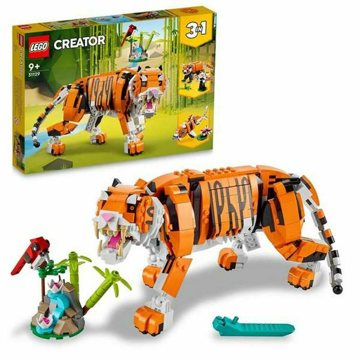 Set de Construcție Lego 31129 Majestic Tiger 31129 Multicolor (1 Unități) (755 pcs) - Jucarii si jocuri