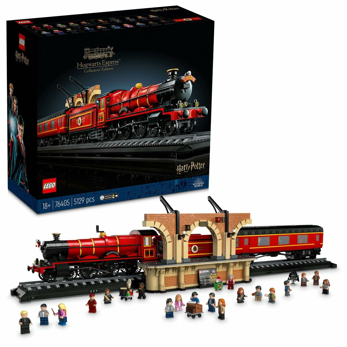 Playset Lego Harry Potter 76405 Hogwarts Express - Collector's Edition 5129 Piese 20 x 26 x 118 cm - Jucarii si jocuri, Păpuși și figurine