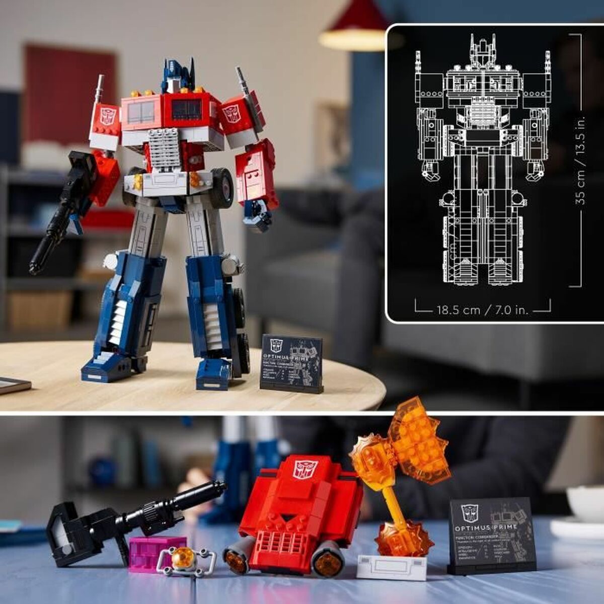 Set de Construcție Lego Icons 10302 Optimus Prime Transformers - Jucarii si jocuri