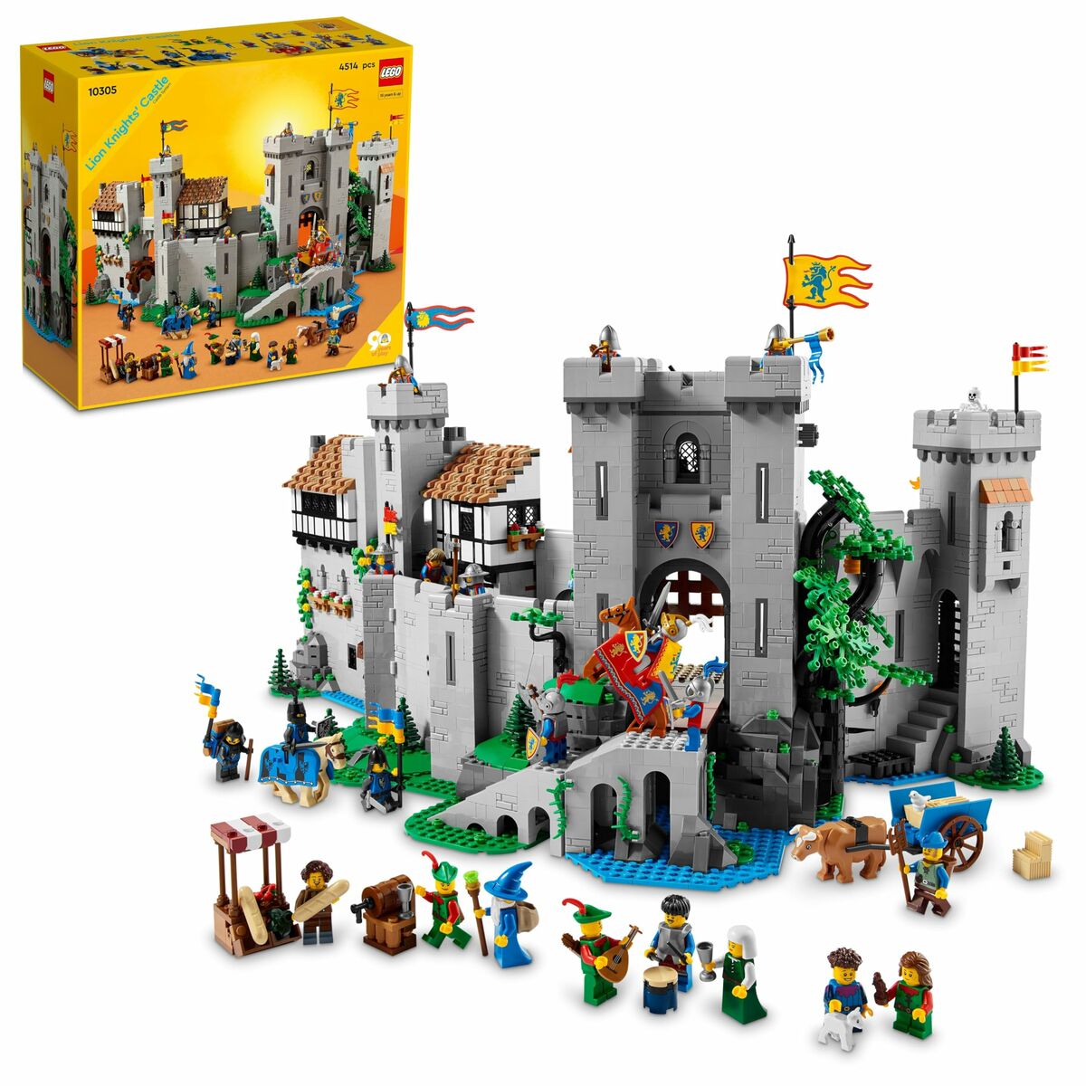 Set de Construcție Lego ICONS 10305 Lion Knights' Castle 4514 Piese - Jucarii si jocuri