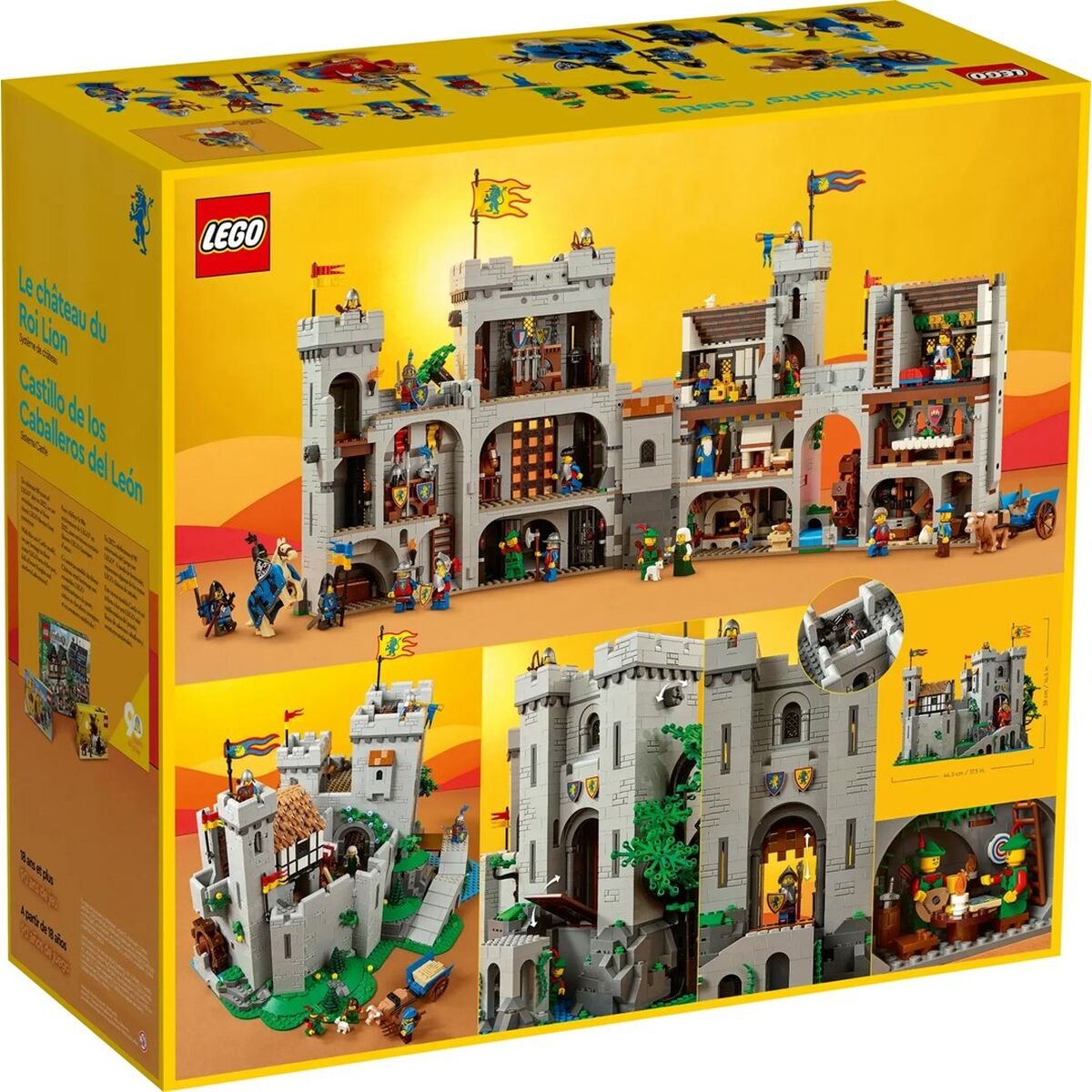 Set de Construcție Lego ICONS 10305 Lion Knights' Castle 4514 Piese - Jucarii si jocuri