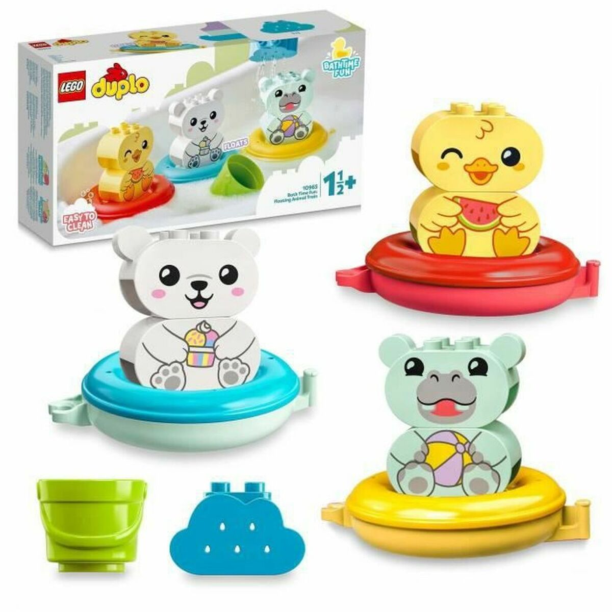 Joc de Construcție + Figurine Lego 10965 DUPLO Bath Toy Multicolor - Jucarii si jocuri
