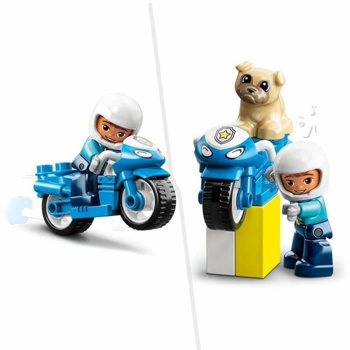 Set de Construcție Lego 10967 DUPLO The Police Motorcycle Multicolor - Jucarii si jocuri