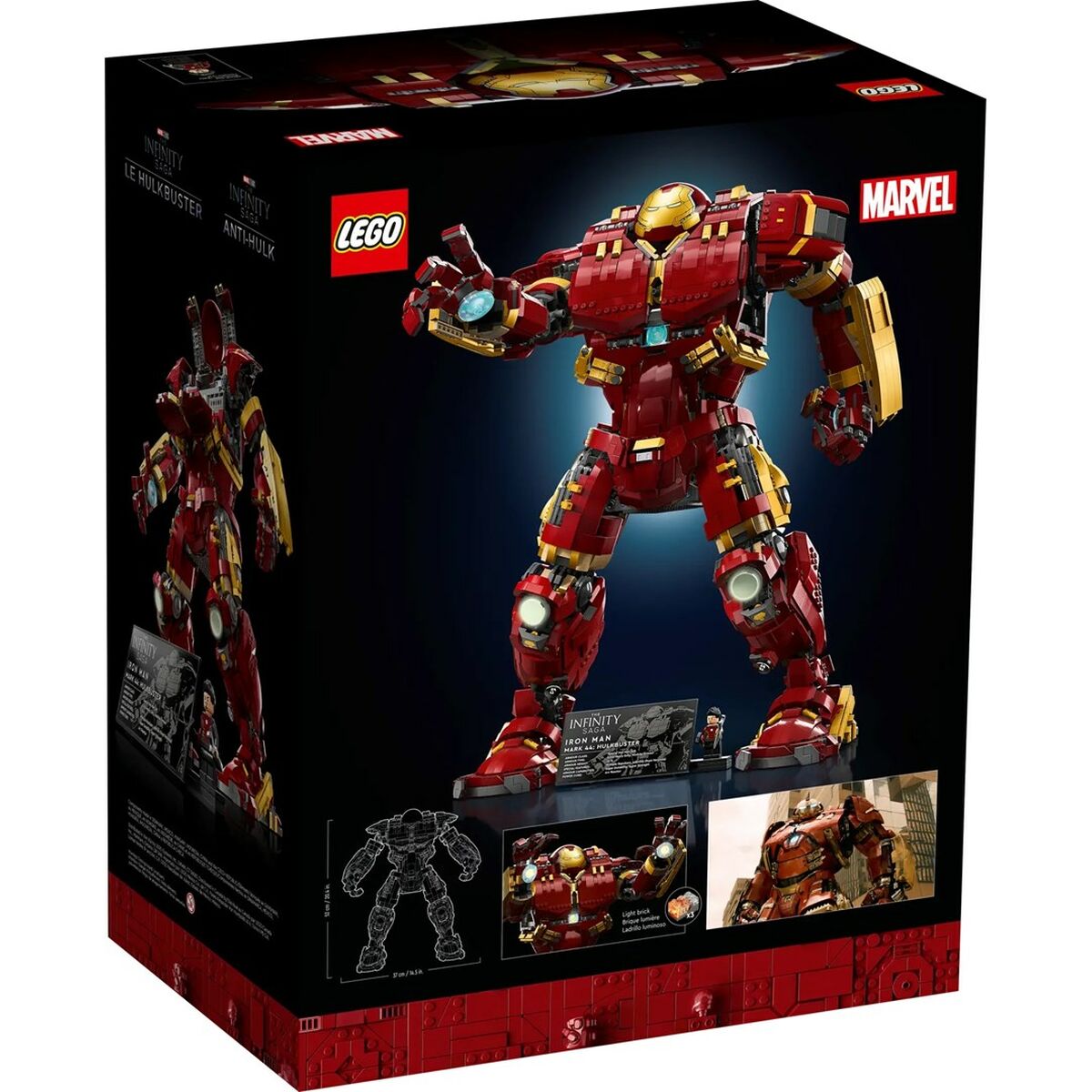 Set de Construcție Lego MARVEL 76210 HULKBUSTER 4049 Piese - Jucarii si jocuri