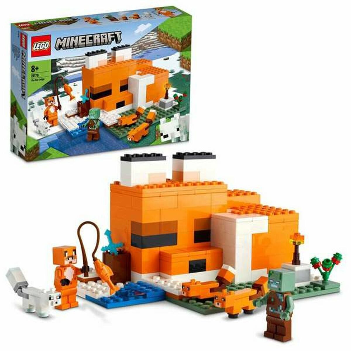 Joc de Construcții cu Plăci Lego Minecraft - Jucarii si jocuri