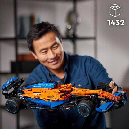 Set de Construcție Lego Ferrari 488 GTE AF Corse 51 Albastru Negru Portocaliu - Jucarii si jocuri