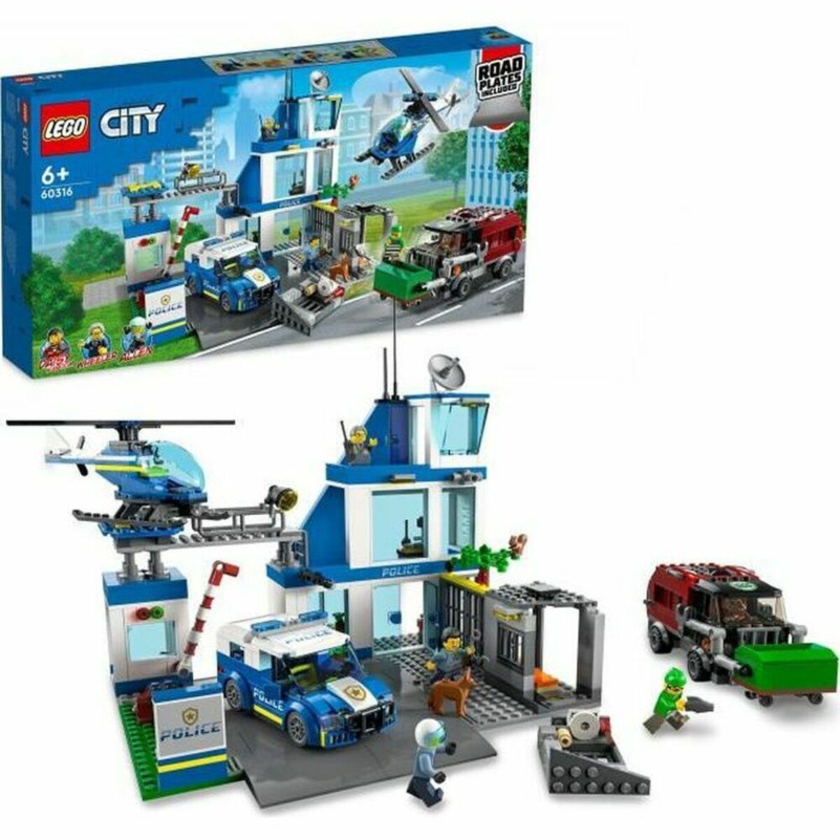Playset Masters 60316 City Police Station - Jucarii si jocuri, Păpuși și figurine