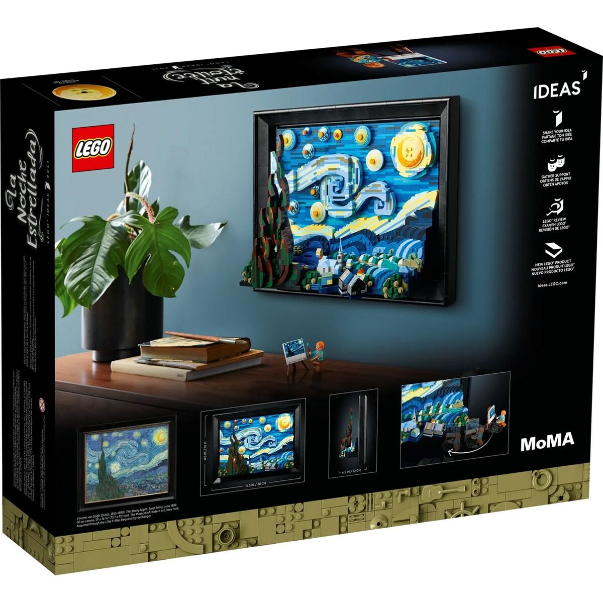 Set de Construcție Lego The Starry Night - Vincent Van Gogh 21333 2316 Piese - Jucarii si jocuri