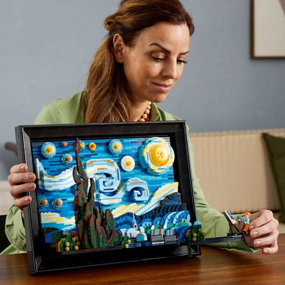 Set de Construcție Lego The Starry Night - Vincent Van Gogh 21333 2316 Piese - Jucarii si jocuri