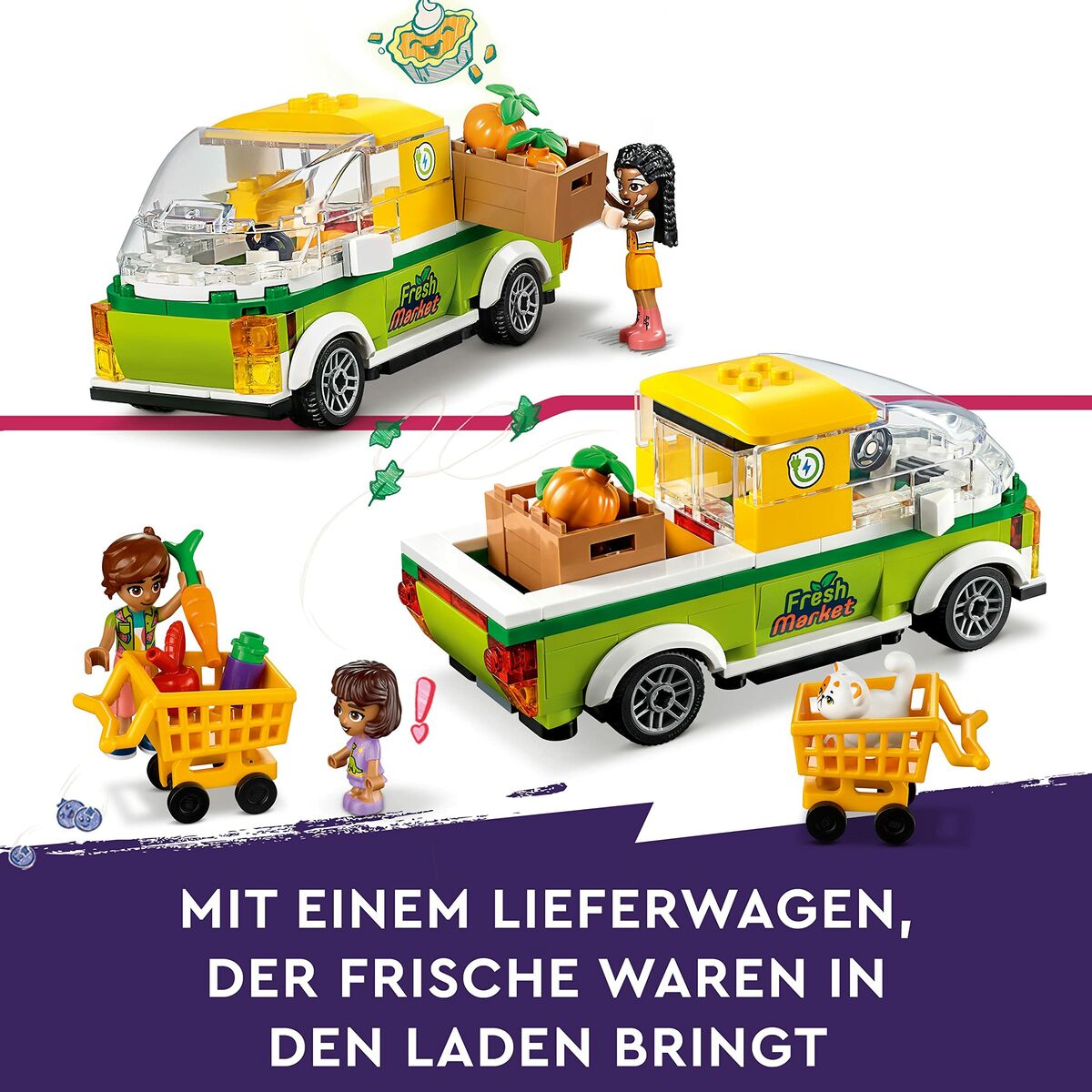 Set de Construcție Lego 41729 Tienda de alimentación ecológica 830 Piese - Jucarii si jocuri