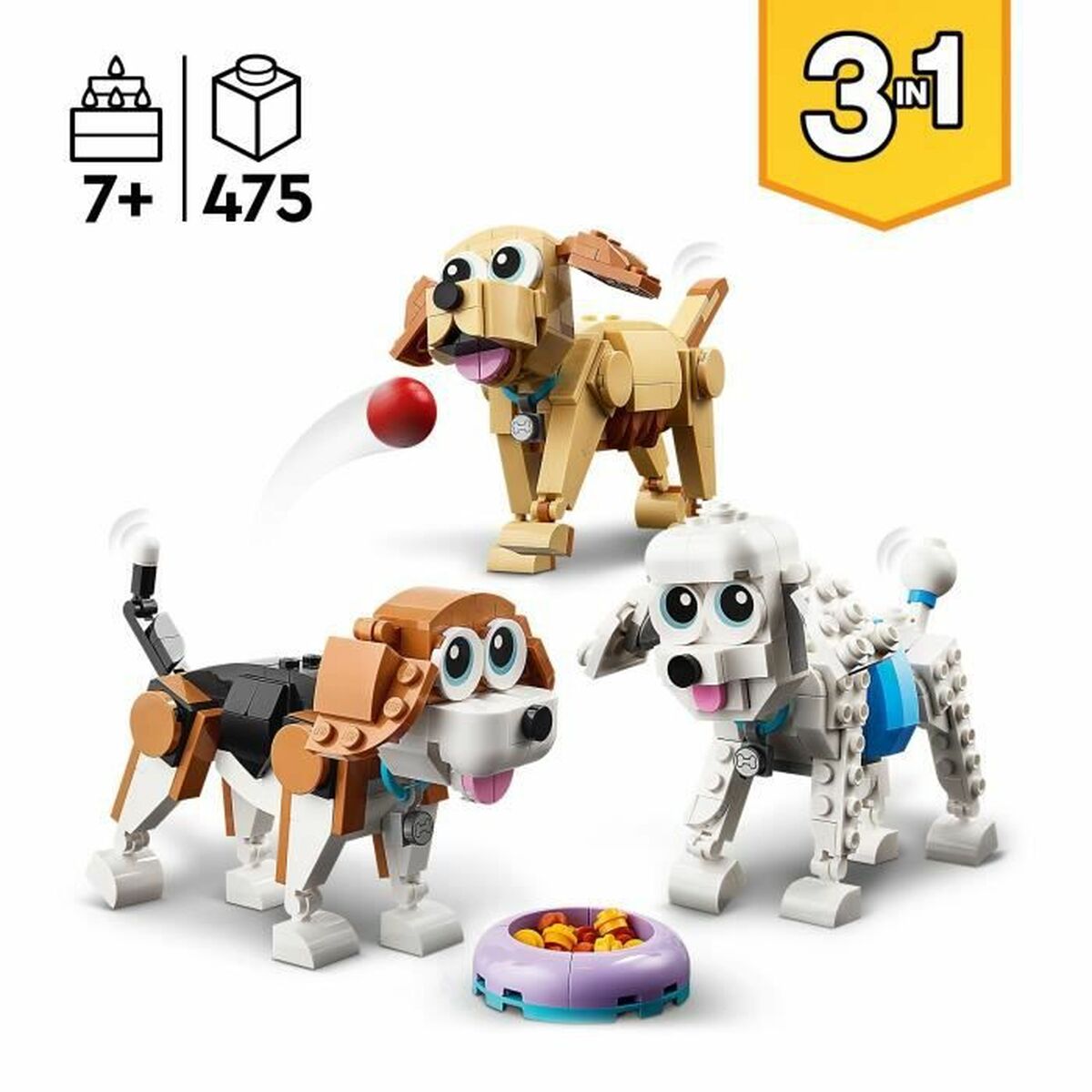 Set de Construcție Lego 31137 PERROS ADORABLES 3 în 1 - Jucarii si jocuri