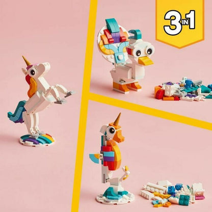 Playset Lego 31140 Creator: Magical Unicorn 145 pcs - Jucarii si jocuri, Păpuși și figurine