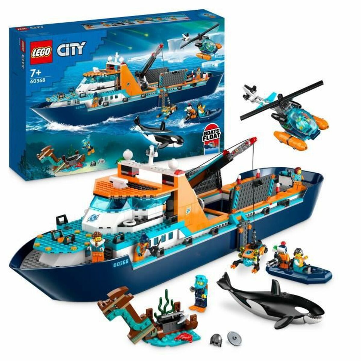 Set de Construcție Lego 60368 The Arctic Exploration Ship Multicolor 815 Piese - Jucarii si jocuri