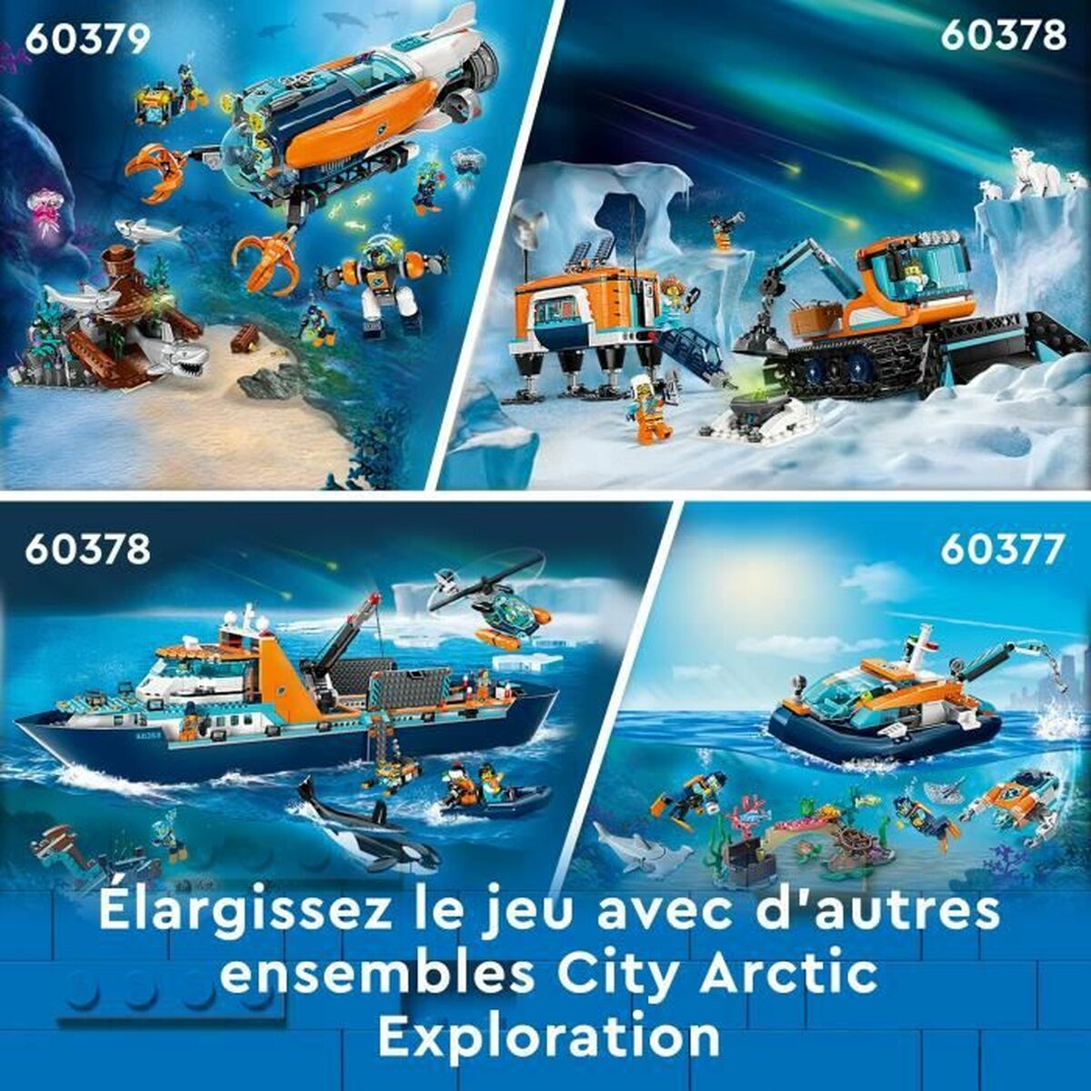 Set de Construcție Lego 60368 The Arctic Exploration Ship Multicolor 815 Piese - Jucarii si jocuri