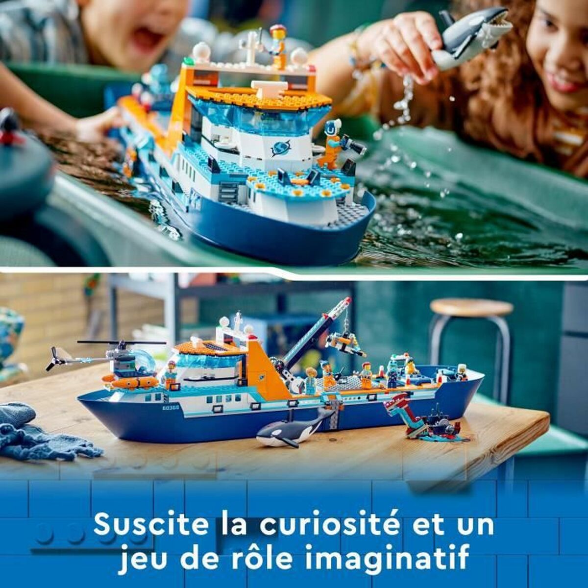 Set de Construcție Lego 60368 The Arctic Exploration Ship Multicolor 815 Piese - Jucarii si jocuri