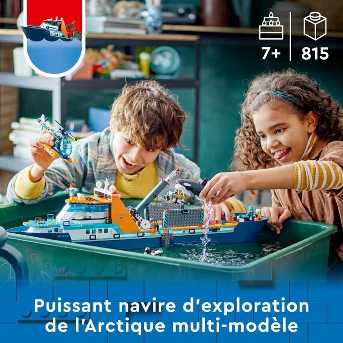Set de Construcție Lego 60368 The Arctic Exploration Ship Multicolor 815 Piese - Jucarii si jocuri