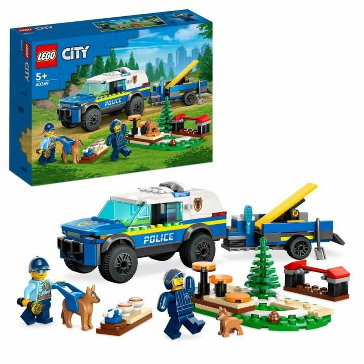 Set de Construcție Lego City Police 60369 + 5 Ani Polițist 197 Piese - Jucarii si jocuri