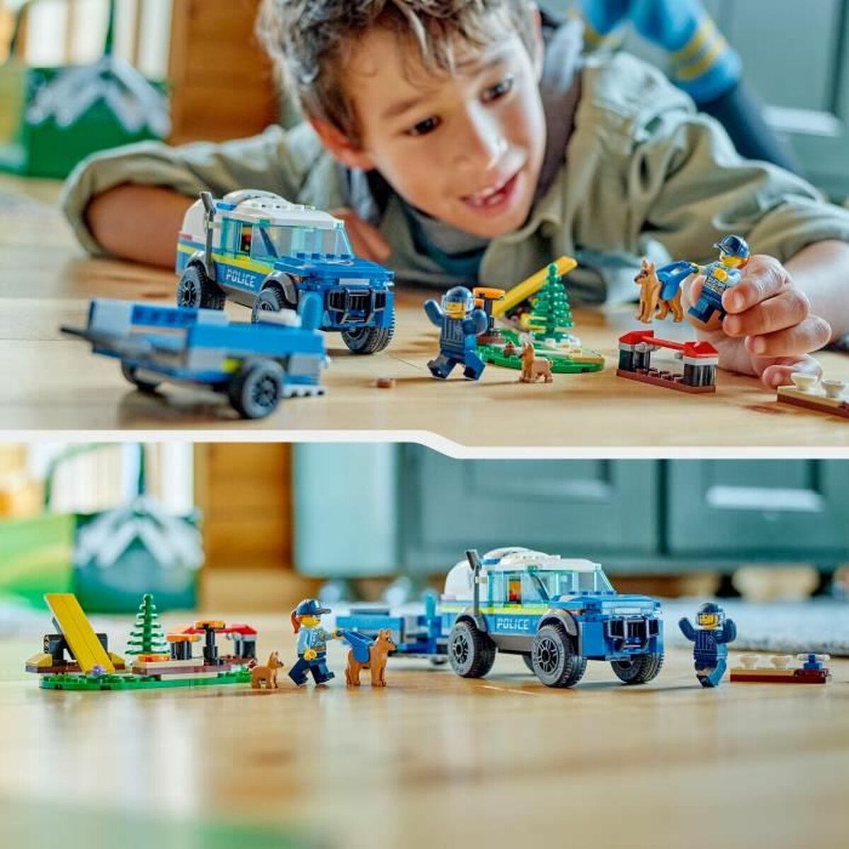 Set de Construcție Lego City Police 60369 + 5 Ani Polițist 197 Piese - Jucarii si jocuri