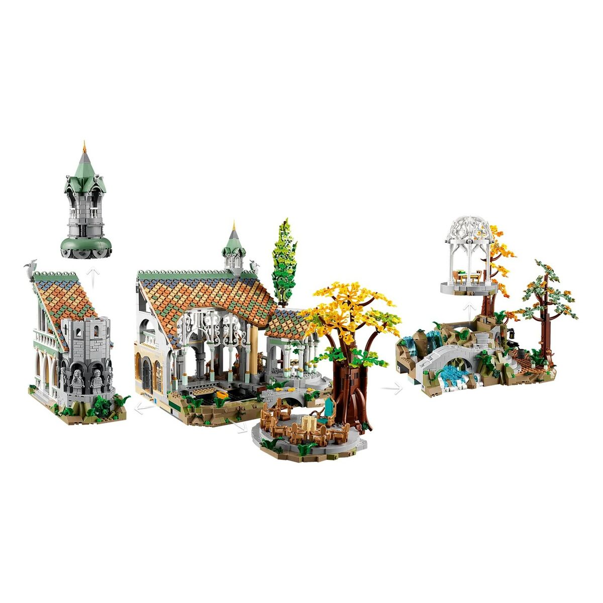 Playset Lego The Lord of the Rings: Rivendell 10316 6167 Piese 72 x 39 x 50 cm - Jucarii si jocuri, Păpuși și figurine