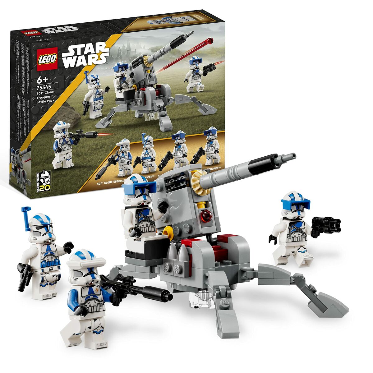 Set de Construcție Lego Star Wars 75345 Fighting Pack of the Troopers Clone of the 501st Legion - Jucarii si jocuri