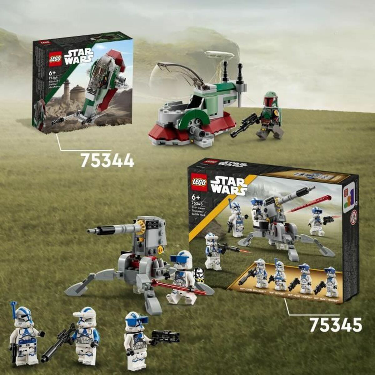 Set de Construcție Lego Star Wars 75345 Fighting Pack of the Troopers Clone of the 501st Legion - Jucarii si jocuri