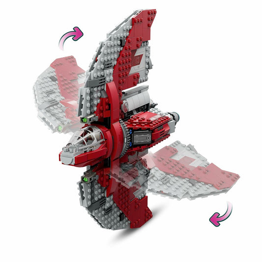 Set de Construcție Lego Star Wars 75362 Ahsoka Tano's T6 Jedi Shuttle Multicolor 599 Piese - Jucarii si jocuri