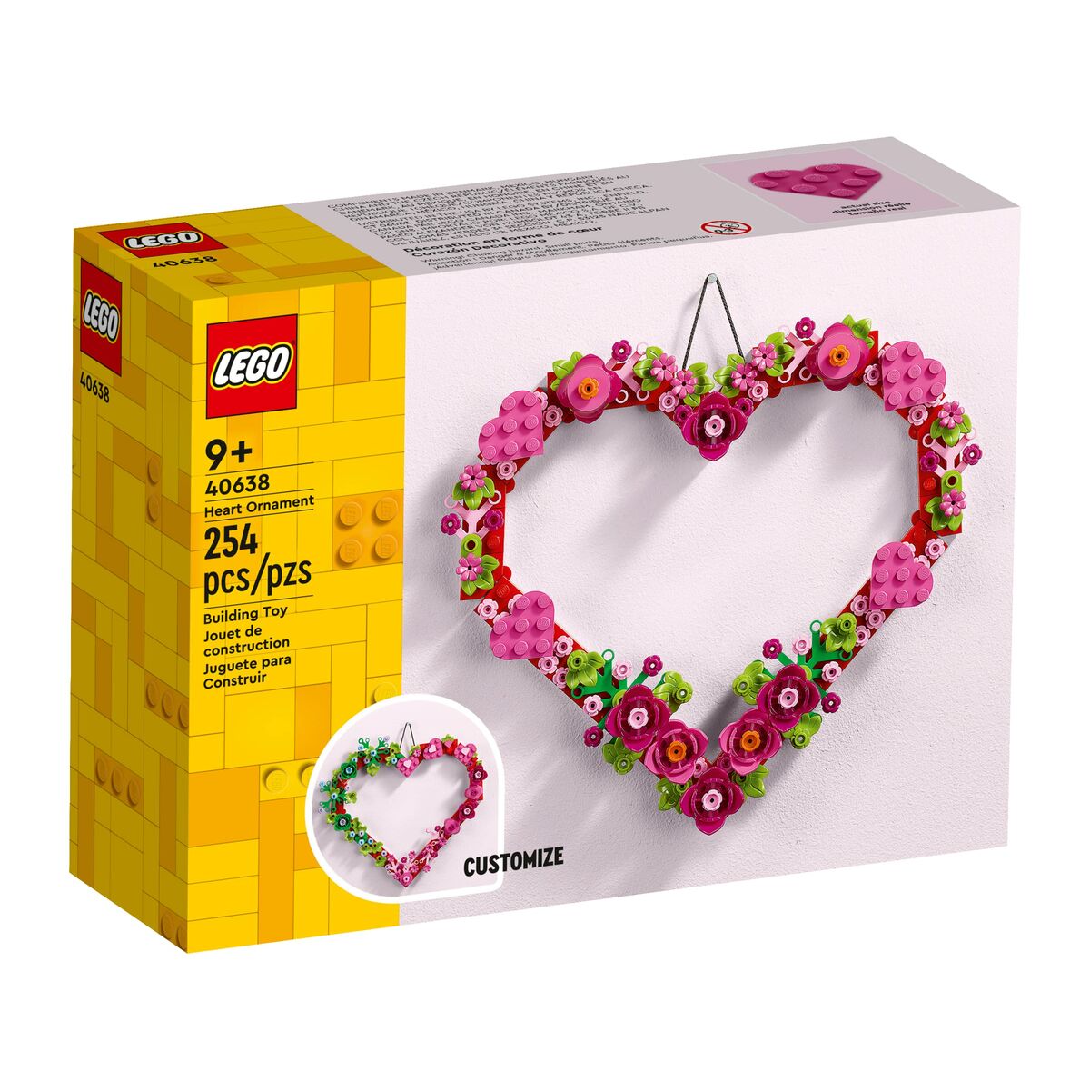 Set de Construcție Lego 40638 Heart Ornament Albastru 254 piezas - Jucarii si jocuri