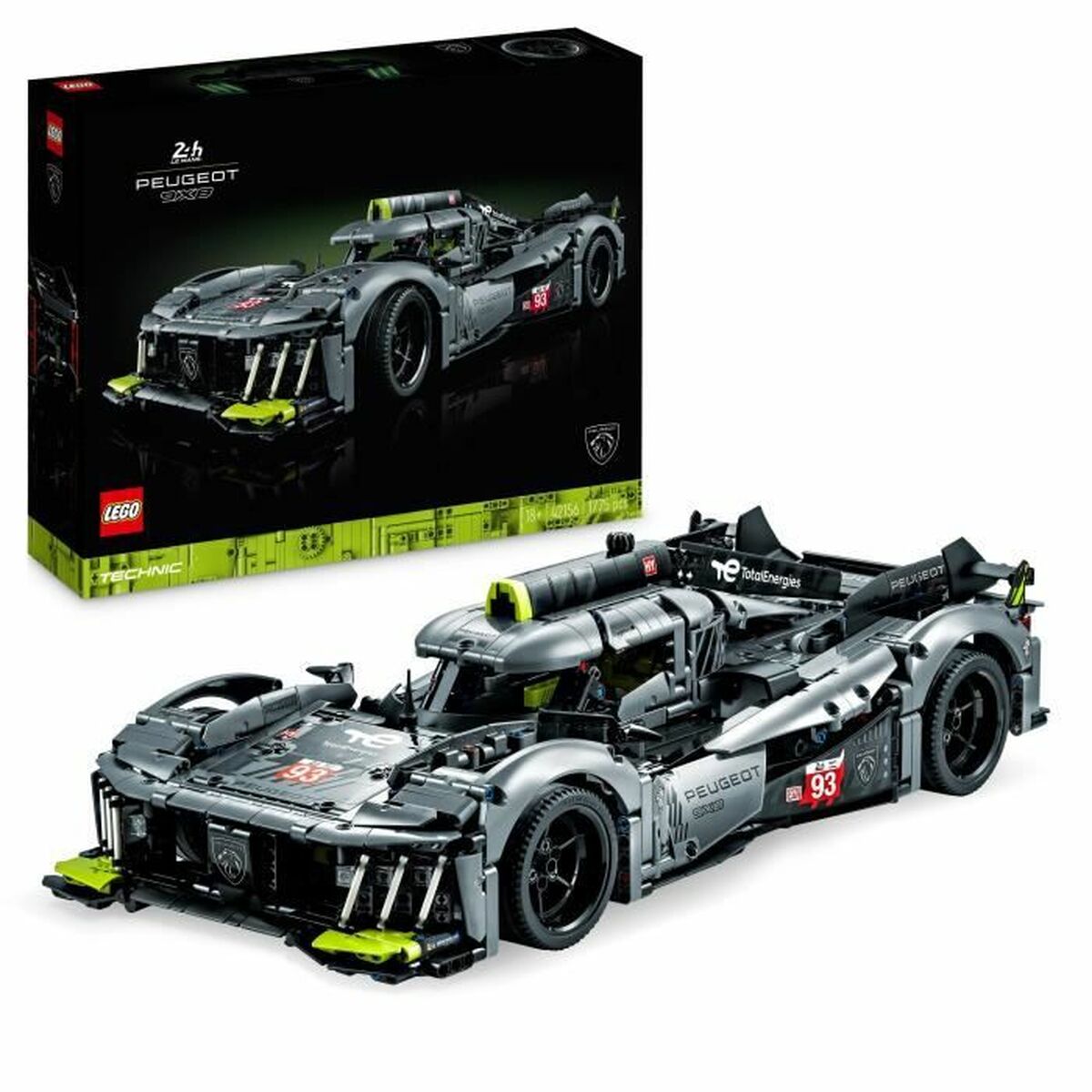 Set de Construcție Lego Technic 42156 Peugeot 9x8 24h Le Mans Hybrid Hypercar - Jucarii si jocuri