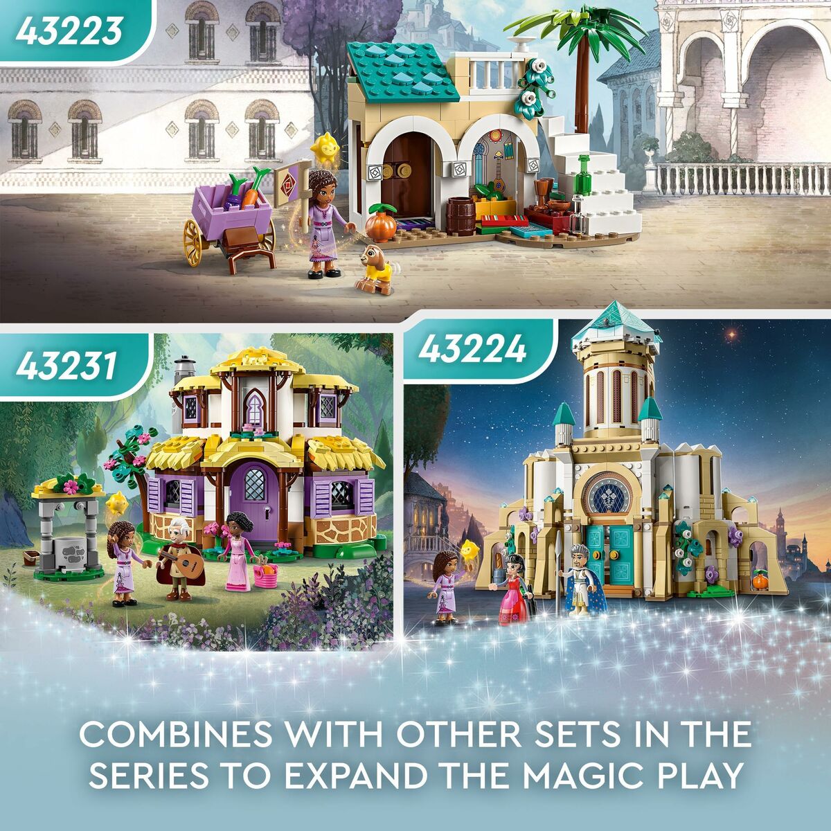 Set de Construcție Lego Disney Wish 43224 King Magnifico's Castle 613 Piese - Jucarii si jocuri