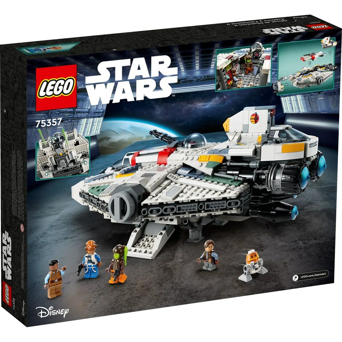 Set de Construcție Lego STAR WARS 75357 Ghost & Phantom II 1394 Piese - Jucarii si jocuri