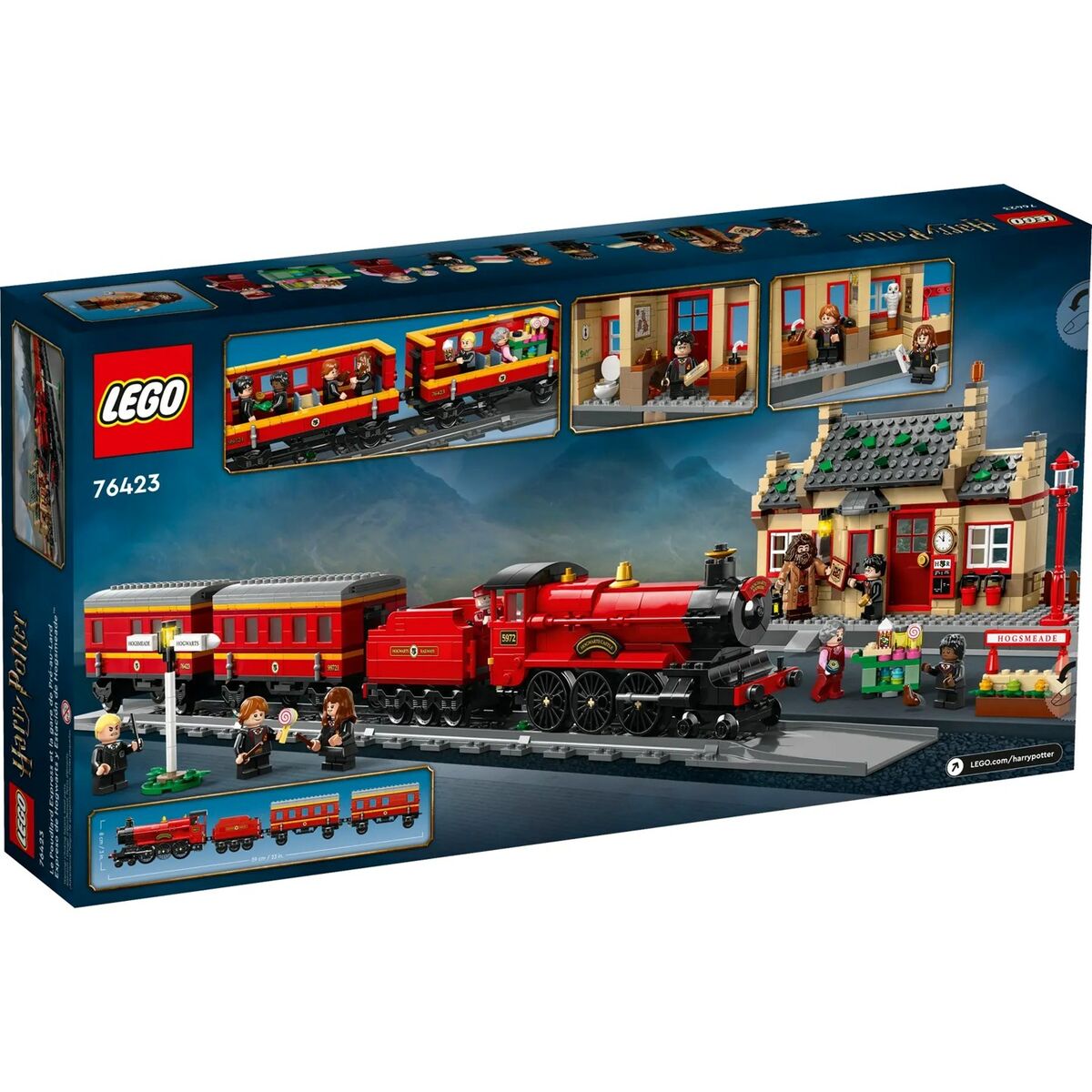 Set de Construcție Lego HARRY POTTER 76423 Hogwarts Express & Hogsmeade Station 1074 Piese - Jucarii si jocuri