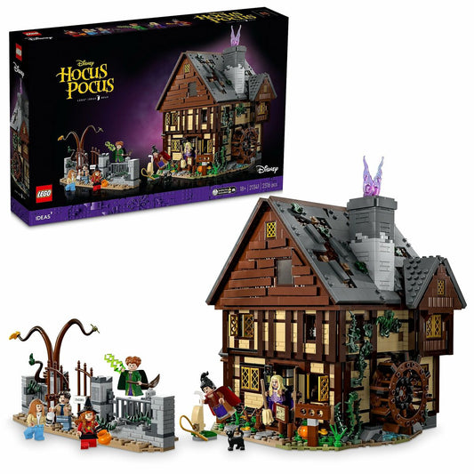 Set de Construcție Lego Disney Hocus Pocus - Sanderson Sisters' Cottage 21341 2316 Piese - Jucarii si jocuri