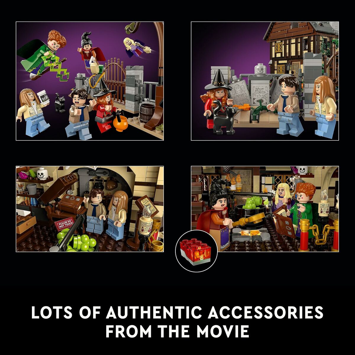 Set de Construcție Lego Disney Hocus Pocus - Sanderson Sisters' Cottage 21341 2316 Piese - Jucarii si jocuri