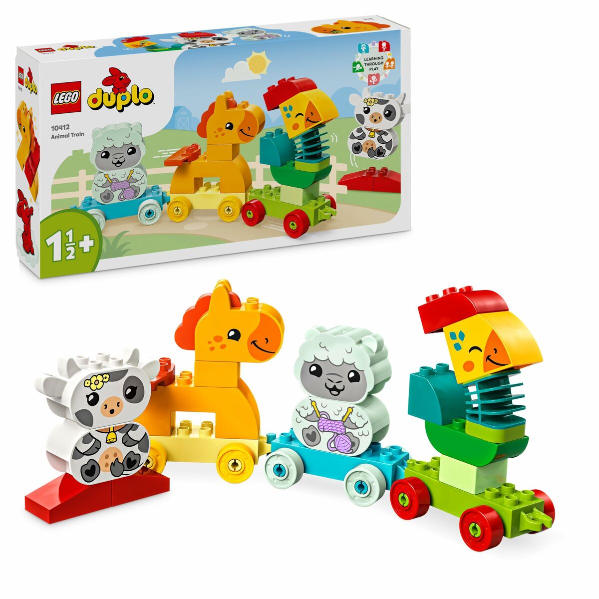 Playset Lego 10412 Animal Train 19 Piese - Jucarii si jocuri, Păpuși și figurine