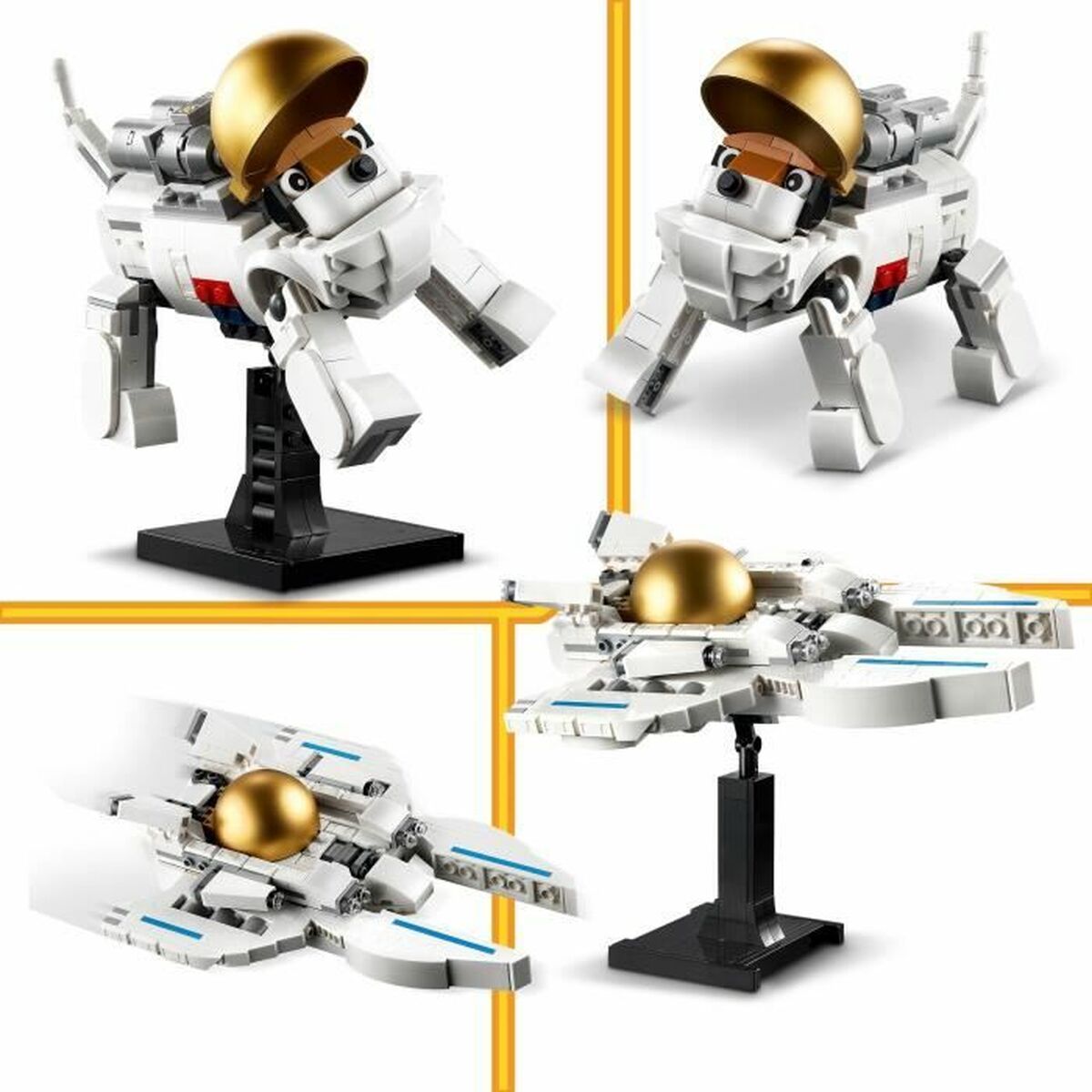 Set de Construcție Lego 31152 Creator 3in1 Astronaut in Space Multicolor 647 Piese - Jucarii si jocuri