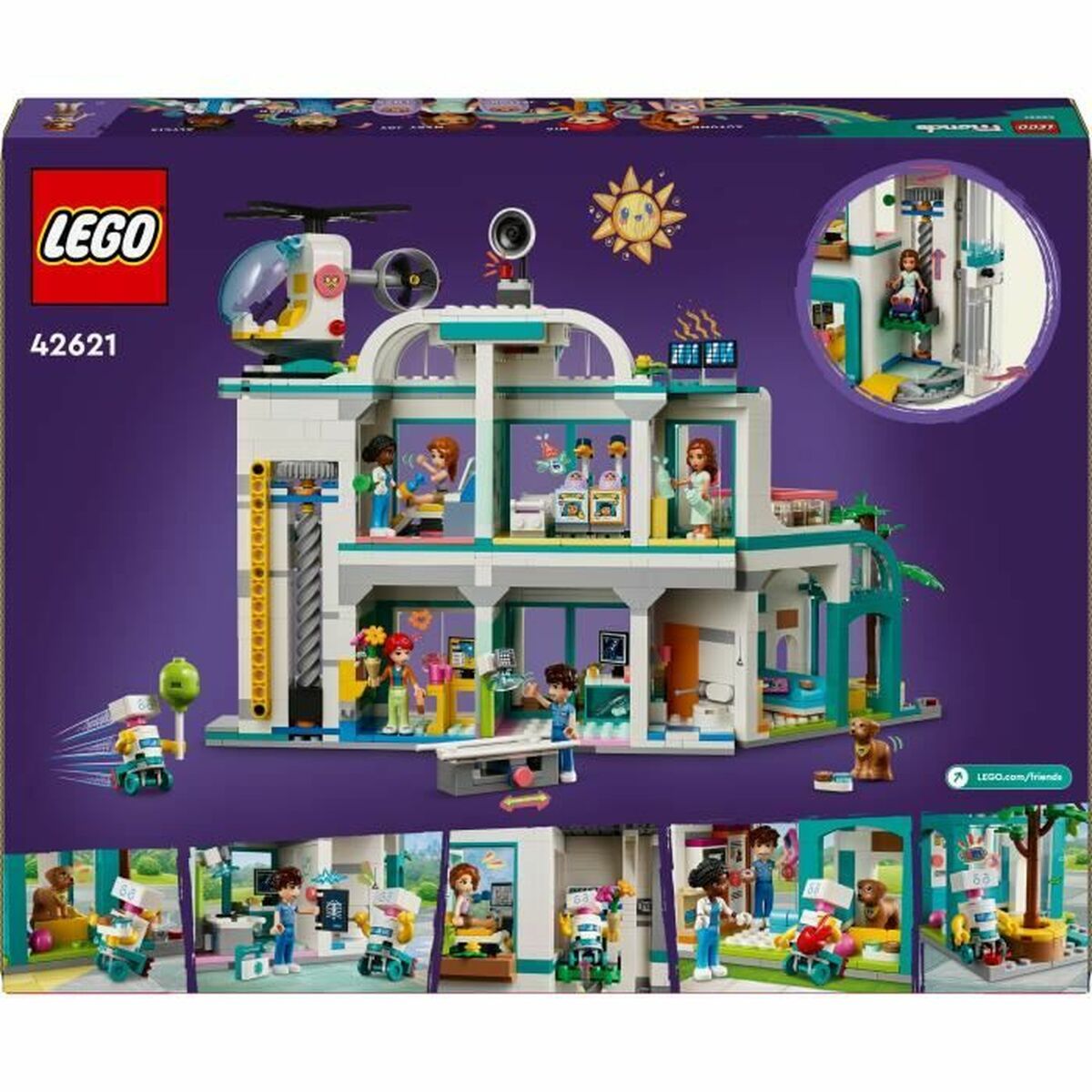 Playset Lego 42621 Heartlake City Hospital - Jucarii si jocuri, Păpuși și figurine