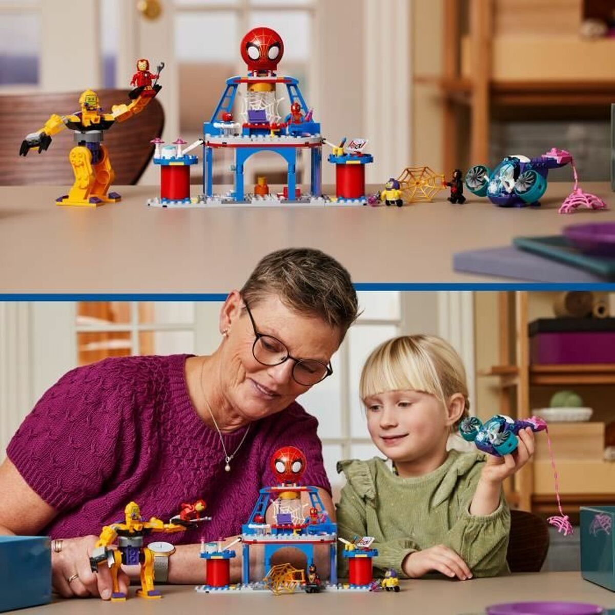 Set de Construcție Lego Marvel Spidey and His Amazing Friends 10794 Team S Multicolor - Jucarii si jocuri