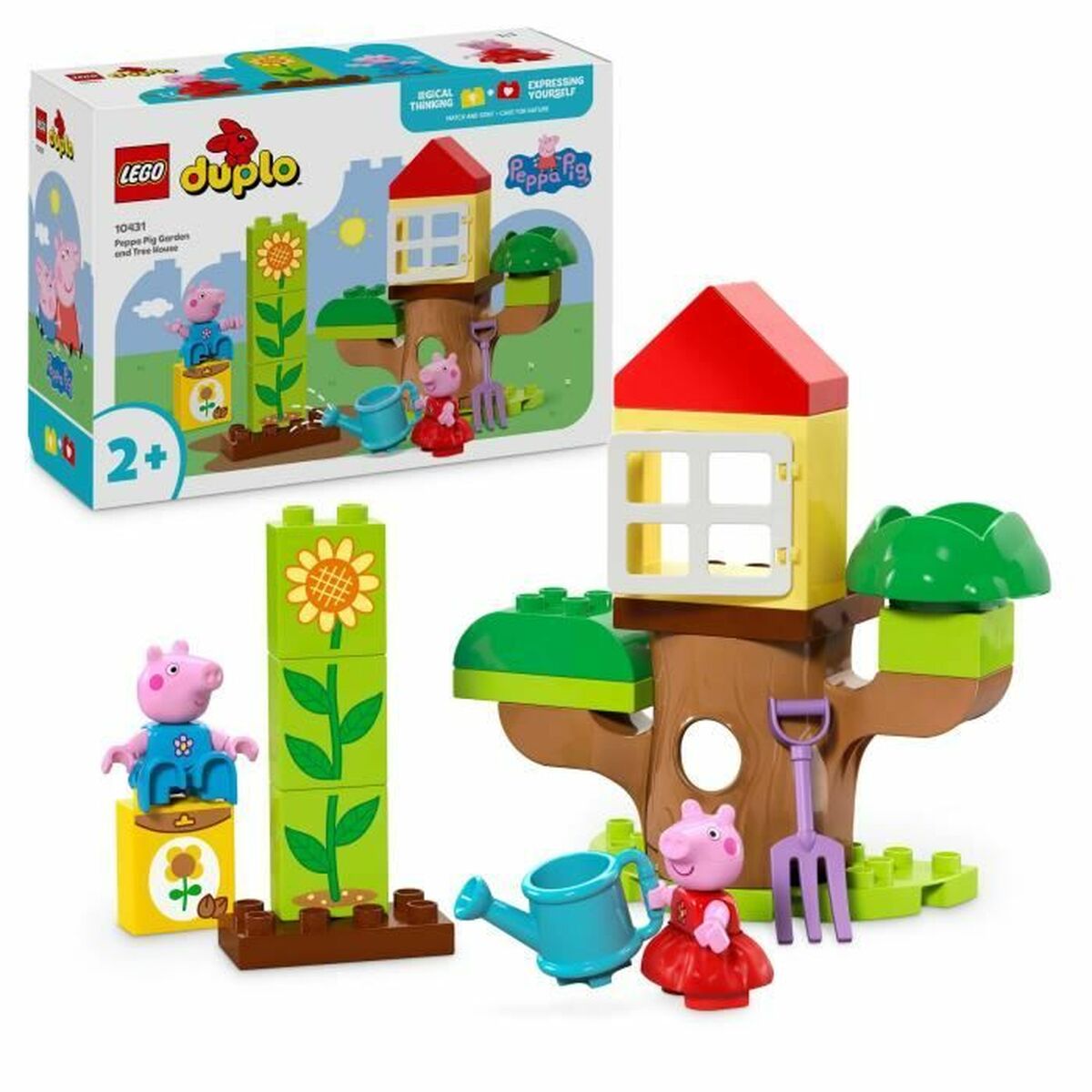 Set de Construcție Lego Peppa Pig's Garden and Treehouse Multicolor - Jucarii si jocuri