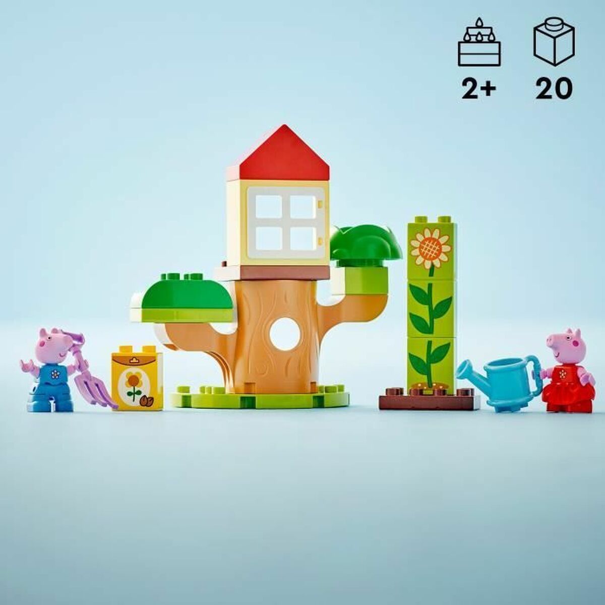 Set de Construcție Lego Peppa Pig's Garden and Treehouse Multicolor - Jucarii si jocuri