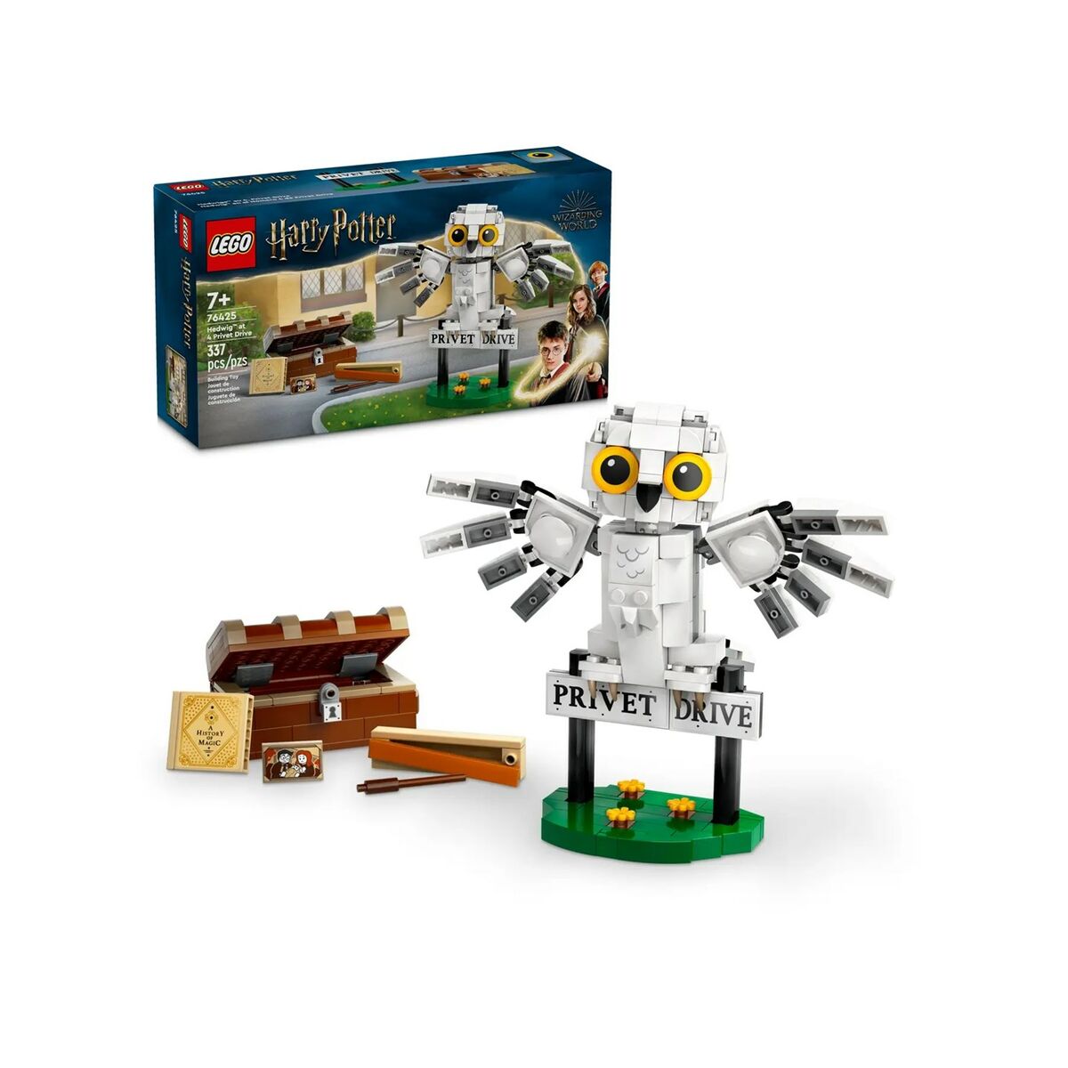Set de Construcție Lego 76425 Hedwig en Privet Drive Multicolor - Jucarii si jocuri