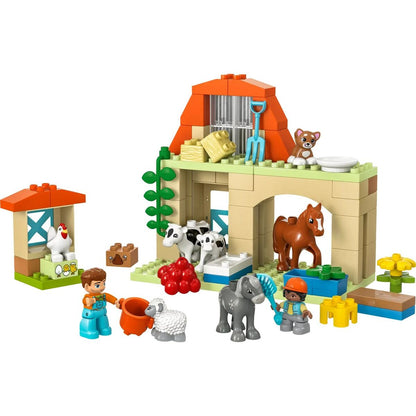 Playset Lego 10416 Caring for Animals at ther farm 74 Piese - Jucarii si jocuri, Păpuși și figurine
